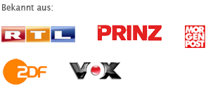 Medien, die über Kindergeburtstage und Junggesellenabschiede in den Singpoint Tonstudios berichtet haben